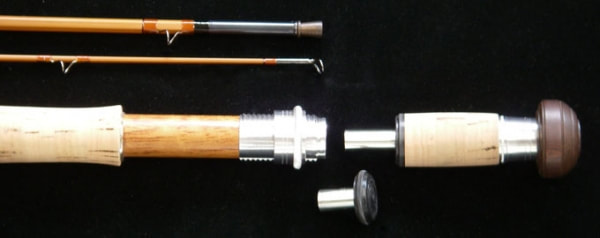 Lot 361 - Eight split cane and other fishing rods